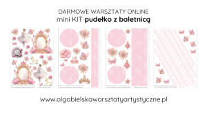 mini KIT pudełko z baletnicą darmowe warsztaty
