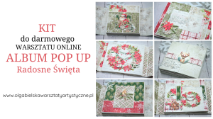 KIT Radosne Święta ALBUM POP UP darmowe warsztaty online
