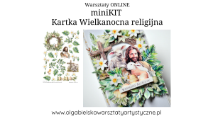 miniKIT kartka DL wielkanocna religijna tradycyjna warsztaty online darmowe