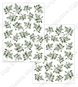 MATOWY Arkusz 406 Piękno w Tobie A4 dodatki dwustronne listki Olga Bielska Warsztaty Artystyczne