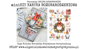 mini KIT kartka DL święta skrzat wianek BN2025 darmowe warsztaty 554