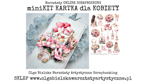 mini KIT Kartka dla KOBIET darmowe warsztaty z arkusza 540