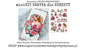 mini KIT Kartka dla KOBIET darmowe warsztaty z arkusza 551