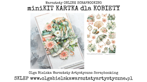 mini KIT Kartka dla KOBIET darmowe warsztaty z arkusza 553