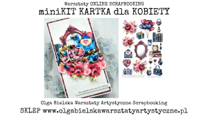 mini KIT Kartka dla KOBIET darmowe warsztaty z arkusza 556