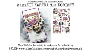 mini KIT Kartka dla KOBIET darmowe warsztaty z arkusza 567