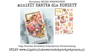 mini KIT Kartka dla KOBIET darmowe warsztaty z arkusza 569