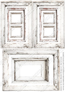 SATYNOWE grafiki arkusz 721 Magia Świąt ramki01 A4 arkusz papier jednostronny Olga Bielska Warsztaty Artystyczne 