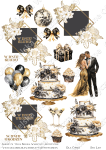 MATOWY Arkusz A4 731 arkusz papier dwustronny urodziny ślub POP UP BOX