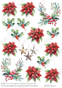 SATYNOWY arkusz A4 735C jednostronny Book Nook pop up kartka 