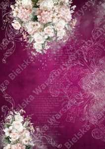 Arkusz dwustronny A3 RO06 kolekcja Ta Jedna Chwila - różowy