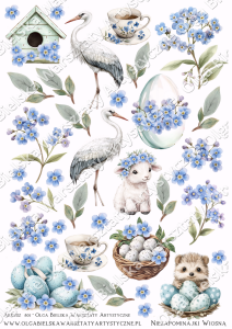 SATYNOWY grafiki arkusz 801 KIT wiosenne scrapowanie 2026