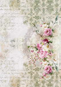 MATOWY arkusz 891 bazowy A4 KIT wiosenne scrapowanie 2026