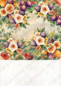 MATOWE arkusz bazowy A4 819 ślub  z motywem figi