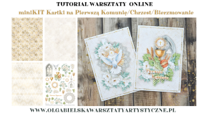 miniKIT 2 kartki A6 pierwsza komunia chrzest bierzmowanie darmowe warsztaty 903