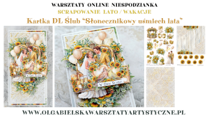 mini KIT ślubna DL ślub Słonecznikowy uśmiech lata" - KIT LATO WAKCJE 969 996 998 