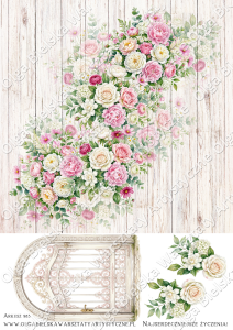 MATOWE grafiki arkusz A4 983  A4 bazowy motyle grafiki do wycinania