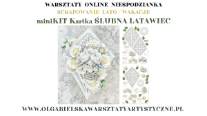mini KIT kartka ślubna LATAWIEC - KIT LATO WAKCJE 926 927