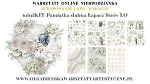 mini KIT "I ślubuję Ci..." ślubna pamiątka łapacz snów / LO - KIT LATO WAKCJE  kalka993,  956 958 942 943 959 994 