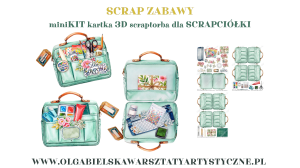 mini KIT papierowy SCRAP ZABAWY  scrap torba  1035 1036 1037