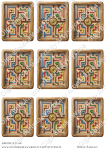 MATOWE arkusz ATC A4 009 Scrap ZABAWY arkusz grafik shaker gra kulki
