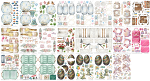 DIGI KIT arkusze cyfrowe - SCRAP ZABAWY lipiec - wszystkie projekty 3D na lipiec