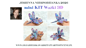 mini KIT WAŻKI 3D Jesienna Niespodzianka kalka 1079, arkusz 1079 