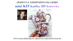 mini KIT kartka konewka Jesienna Niespodzianka 1133 1134 