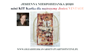 mini KIT Kartka DL dla mężczyzny Jesienna Niespodzianka 1109 1110 1111 1094 