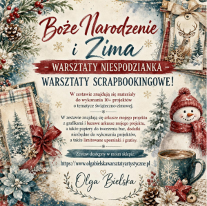 KIT do warsztatu online Boże Narodzenie i ZIMA NIESPODZIANKA 2026