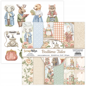 Zestaw papierów Bedtime Tales 20,3x20,3 cm ScrapBoys