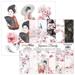 Zestaw papierów Japanese Beauty 15,2x15,2 cm  Scrap Boys