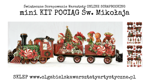 miniKIT POCIĄG Św. Mikołaja Warsztaty Niespodzianka 1153 1154