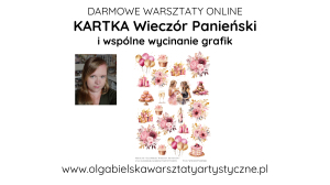 mini KIT kartka Wieczór Panieński darmowe warsztaty 