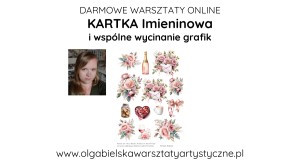mini KIT kartka IMIENINOWA darmowe warsztaty