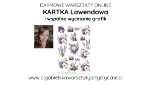 mini KIT kartka Lawendowa darmowe warsztaty