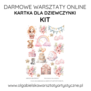 mini KIT kartka DLA DZIEWCZYNKI darmowe warsztaty