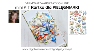 mini KIT Kartka dla PIELĘGNIARKI darmowe warsztaty