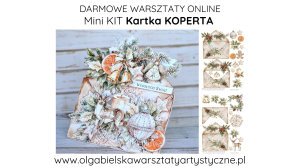 mini KIT KARTKA koperta darmowe warsztat